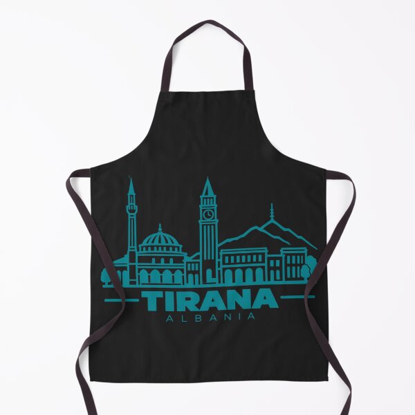 Item preview, Tirana Albania Line Art Skyline Poster designed and sold by CMYKStudio.