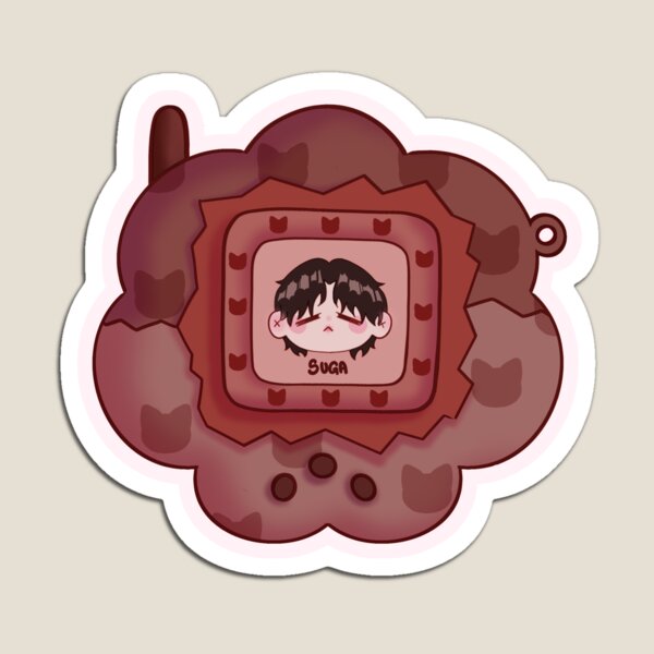 Item preview, Tamagotchi BT21 Shooky Sticker – Cute RM Chibi Virtual Pet Design designed and sold by Zypherpng.