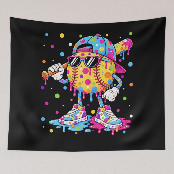 Item preview, Softball Drip Polka Dots For Girl Kids Teacher Happy Dot designed and sold by Chromatic-Cubes.