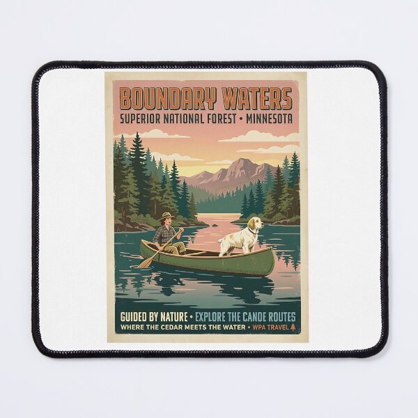 Item preview, Clumber Spaniel Canoe Guide designed and sold by PictoVibe.