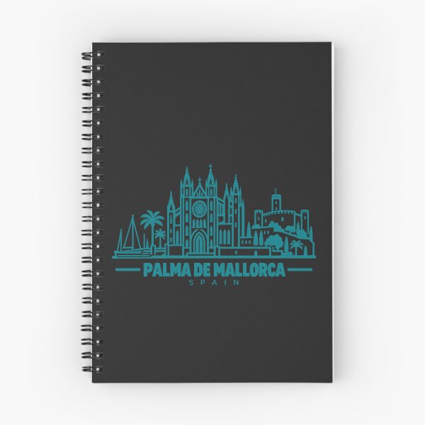Item preview, Palma de Mallorca Spain Line Art Skyline Poster designed and sold by CMYKStudio.