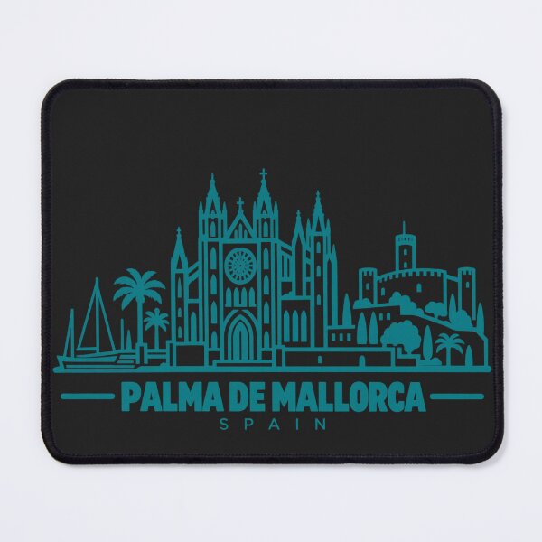 Item preview, Palma de Mallorca Spain Line Art Skyline Poster designed and sold by CMYKStudio.
