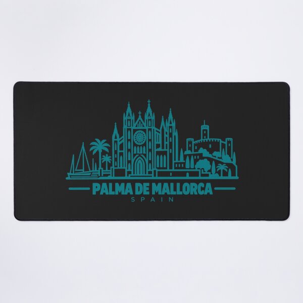 Item preview, Palma de Mallorca Spain Line Art Skyline Poster designed and sold by CMYKStudio.