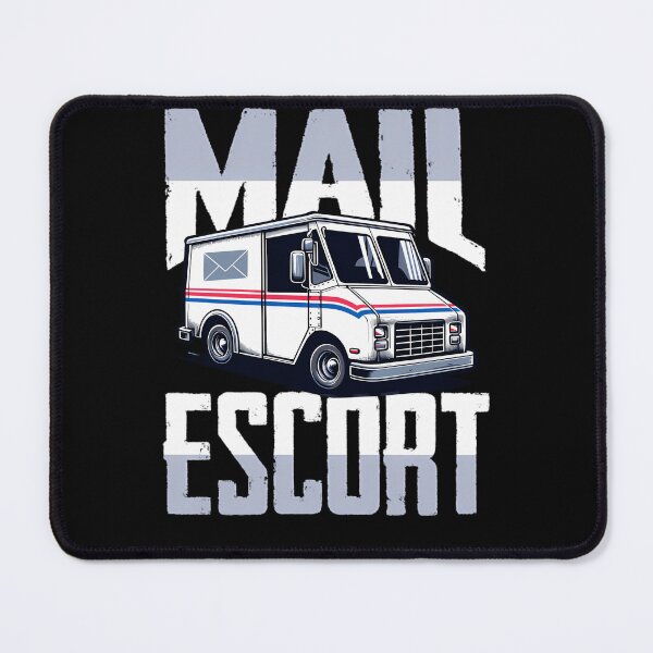 Item preview, Mail Escort Fun Delivery Truck Postal Service Humor designed and sold by olinezilory.