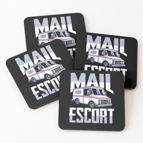 Item preview, Mail Escort Fun Delivery Truck Postal Service Humor designed and sold by olinezilory.