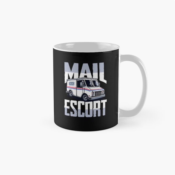 Item preview, Mail Escort Fun Delivery Truck  Postal Service Humor  designed and sold by olinezilory.