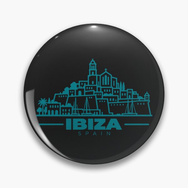 Item preview, Ibiza Spain Line Art Travel Poster designed and sold by CMYKStudio.