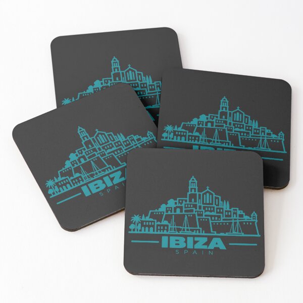 Item preview, Ibiza Spain Line Art Travel Poster designed and sold by CMYKStudio.
