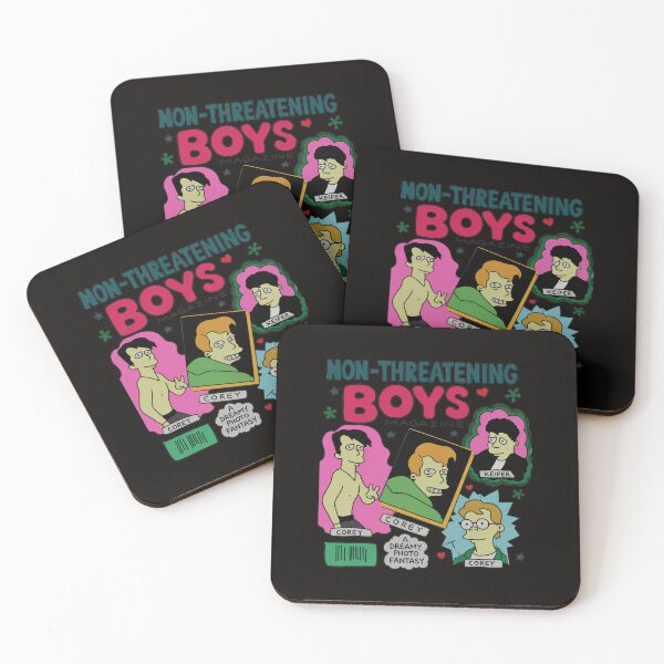 Item preview, Non-Threatening Boys Magazine Parody Art designed and sold by CoconutBoys.