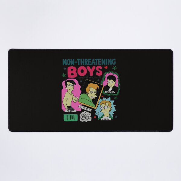 Item preview, Non-Threatening Boys Magazine Parody Art designed and sold by CoconutBoys.