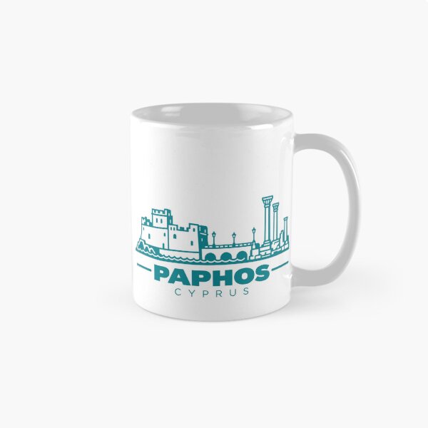 Item preview, Paphos Cyprus Line Art Landmark Poster designed and sold by CMYKStudio.