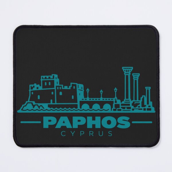 Item preview, Paphos Cyprus Line Art Landmark Poster designed and sold by CMYKStudio.