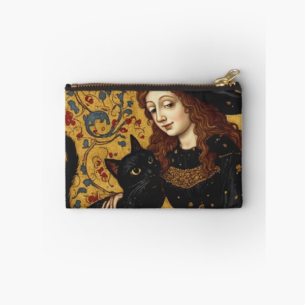 Item preview, Medieval Witch and Her Cat designed and sold by TheDarkWardrobe.
