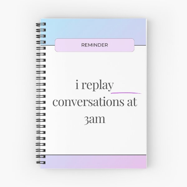Item preview, I Replay Conversations at 3am designed and sold by jpubdesigns.
