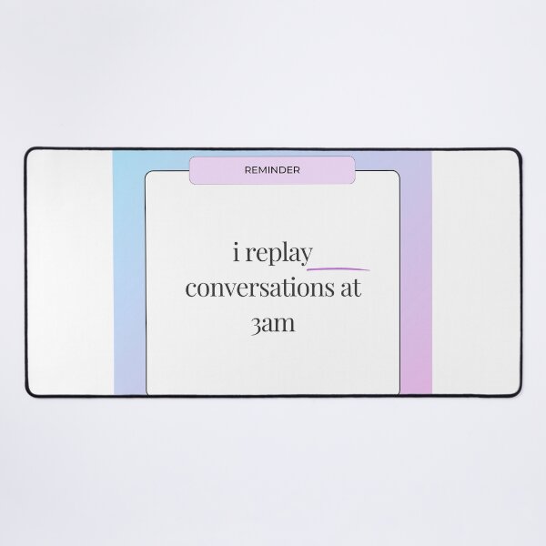 Item preview, I Replay Conversations at 3am designed and sold by jpubdesigns.