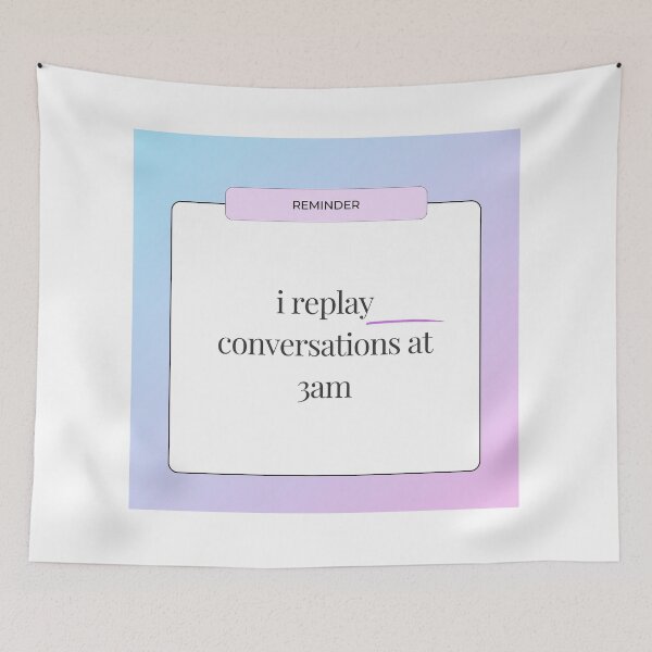 Item preview, I Replay Conversations at 3am designed and sold by jpubdesigns.