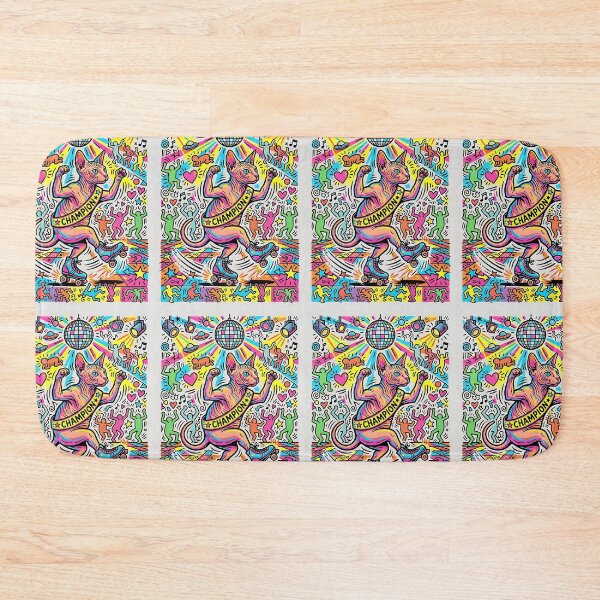Item preview, Sphynx Roller Disco Champion designed and sold by PictoVibe.