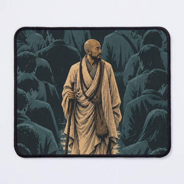 Item preview, The Way Through – Walking Monk in a Crowded World designed and sold by SacredLensV.
