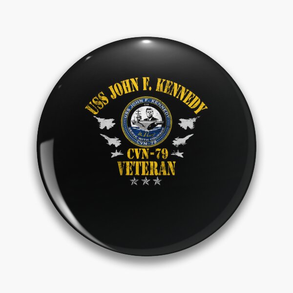 Item preview, USS John F. Kennedy CVN-79 Veteran Fighter Jet Emblem designed and sold by Osstaramilua.