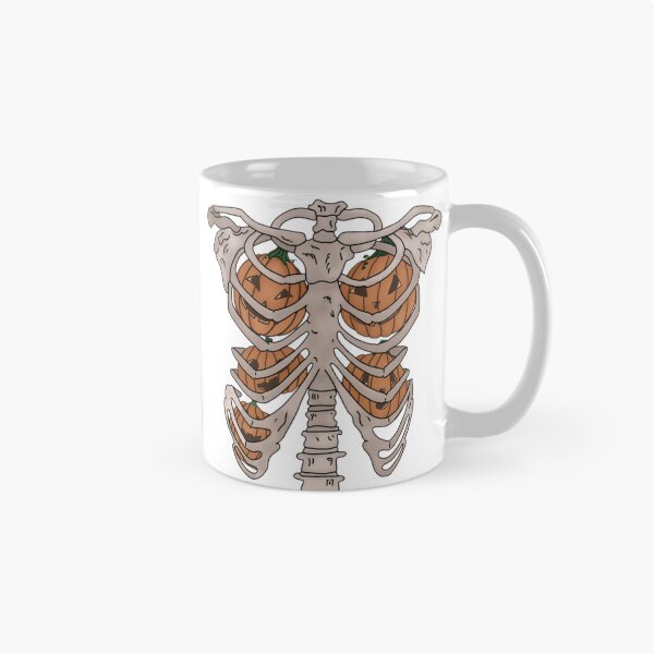 Item preview, Pumpkins in a rib cage  designed and sold by Artistkhg.