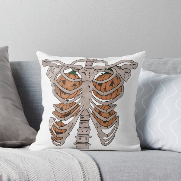 Item preview, Pumpkins in a rib cage  designed and sold by Artistkhg.