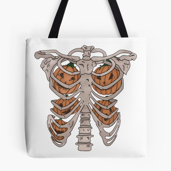 Item preview, Pumpkins in a rib cage  designed and sold by Artistkhg.