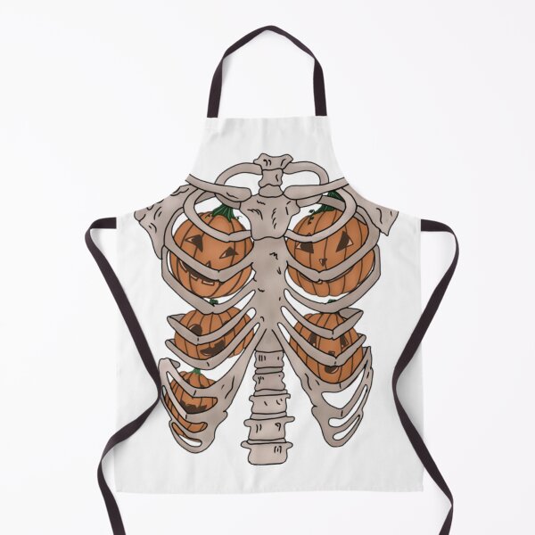 Item preview, Pumpkins in a rib cage designed and sold by Artistkhg.