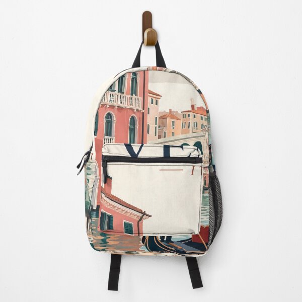 Item preview, Venice Italy Minimalist Travel Poster Gondola Canal designed and sold by JIGUWORLD.