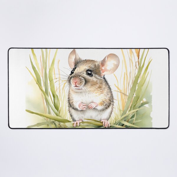 Item preview, Cute Watercolor Field Mouse in Grass designed and sold by Hackl20.