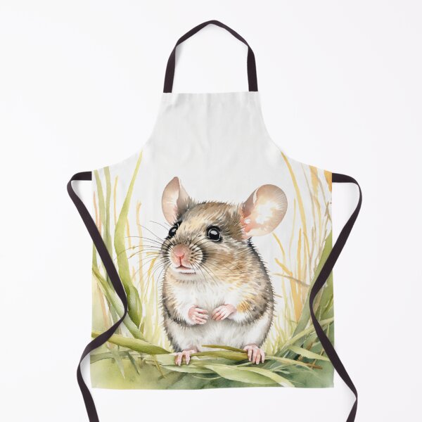 Item preview, Cute Watercolor Field Mouse in Grass designed and sold by Hackl20.