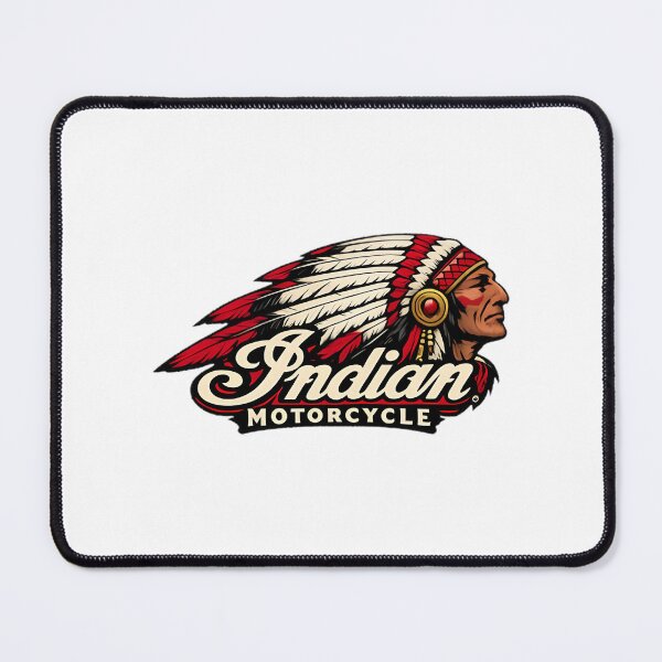 Item preview, Classic Indian Motorcycle Vintage Style Illustration Design designed and sold by PetitRenard.