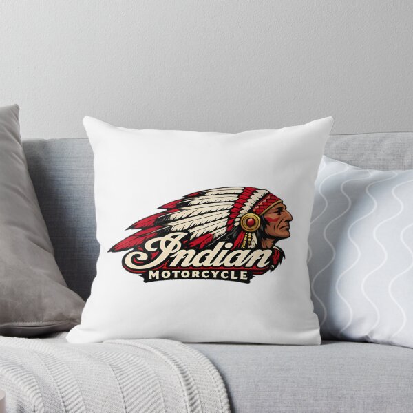Item preview, Classic Indian Motorcycle Vintage Style Illustration Design designed and sold by PetitRenard.