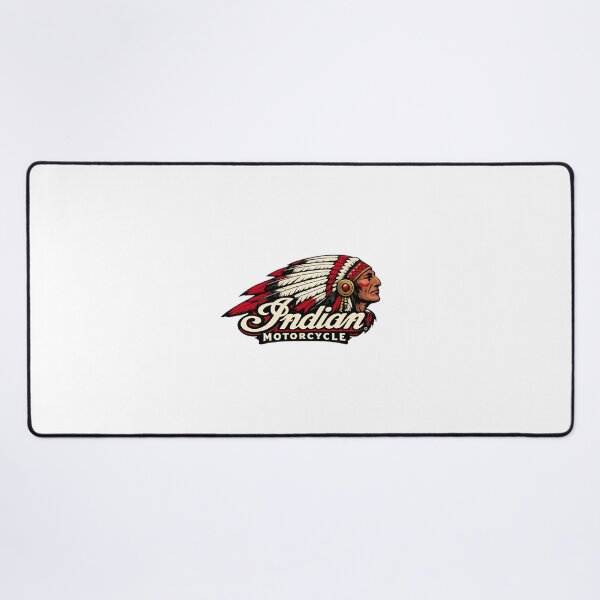 Item preview, Classic Indian Motorcycle Vintage Style Illustration Design designed and sold by PetitRenard.