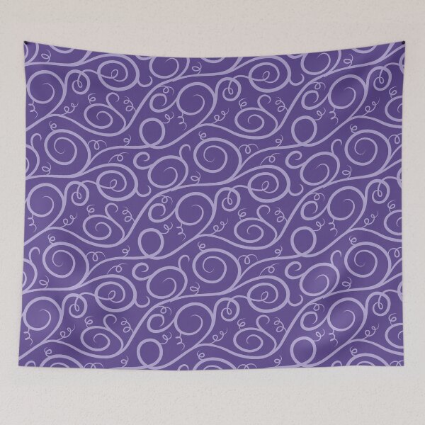 Item preview, Purple Pumpkin Vines designed and sold by birchandbirdbk.
