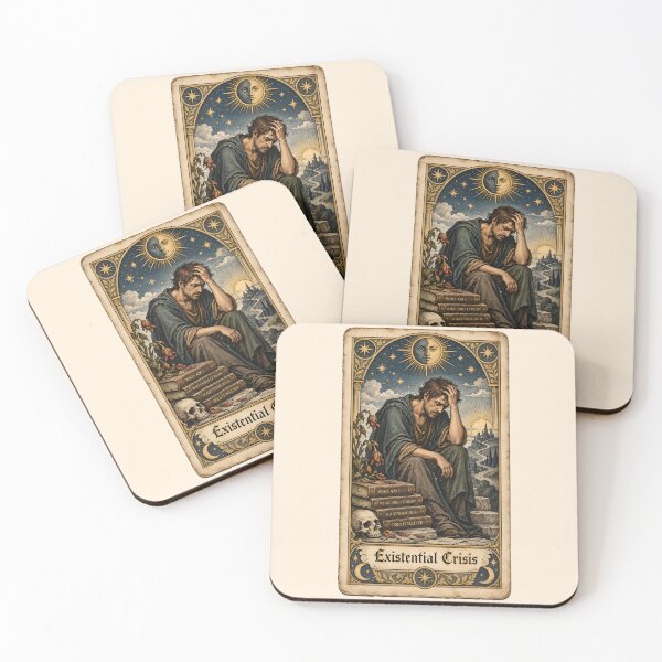Item preview, Existential Crisis Humorous Tarot Card designed and sold by UlDesigns.