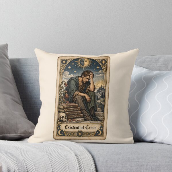 Item preview, Existential Crisis Humorous Tarot Card designed and sold by UlDesigns.