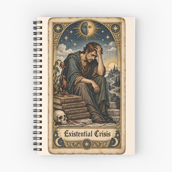 Item preview, Existential Crisis Humorous Tarot Card designed and sold by UlDesigns.