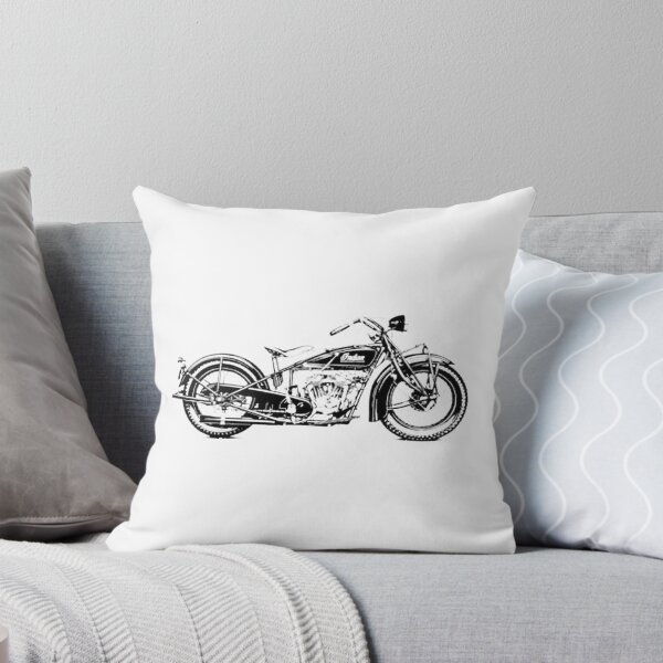 Item preview, Vintage Indian Scout Motorcycle Silhouette Classic Bike Retro Design designed and sold by PetitRenard.