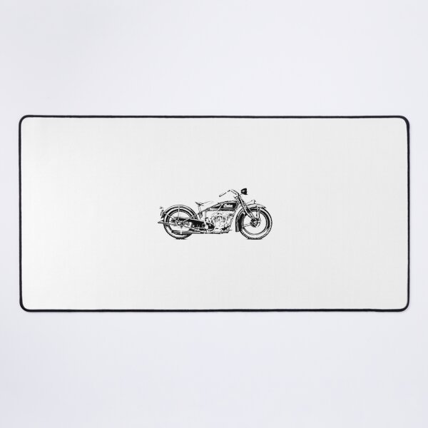 Item preview, Vintage Indian Scout Motorcycle Silhouette Classic Bike Retro Design designed and sold by PetitRenard.