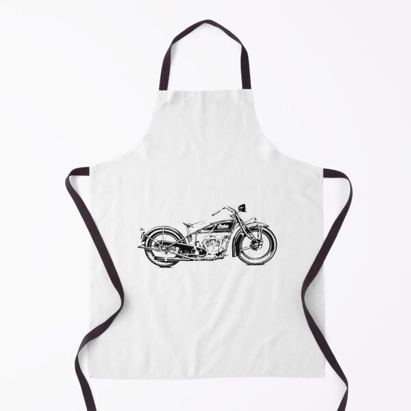 Item preview, Vintage Indian Scout Motorcycle Silhouette Classic Bike Retro Design designed and sold by PetitRenard.