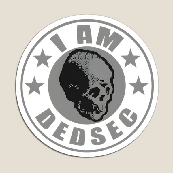Item preview, I Am DedSec Cyberpunk Hacker Digital Revolution Design designed and sold by G00dB0ys.