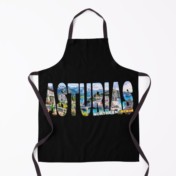 Item preview, ASTURIAS Northern Spain - Tourist Souvenir Sticker Shirt Atlantic Coast Towns designed and sold by Adam Gormley.
