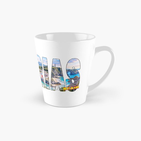 Item preview, ASTURIAS Northern Spain - Tourist Souvenir Sticker Shirt Atlantic Coast Towns designed and sold by Adam Gormley.