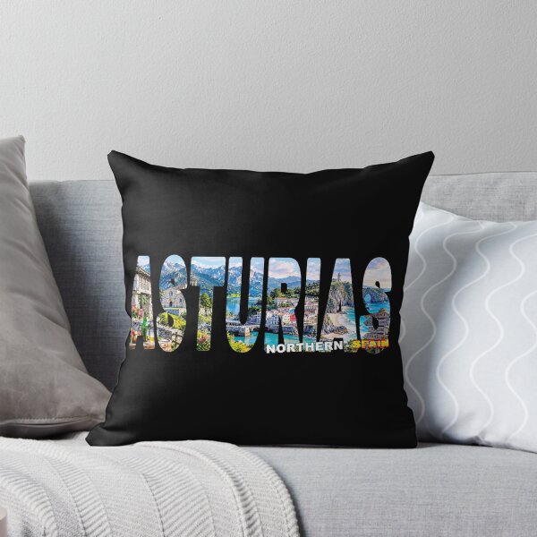 Item preview, ASTURIAS Northern Spain - Tourist Souvenir Sticker Shirt Atlantic Coast Towns designed and sold by Adam Gormley.