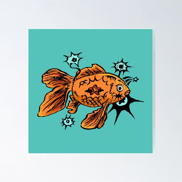 Item preview, Color Ink Goldfish designed and sold by gossorio.