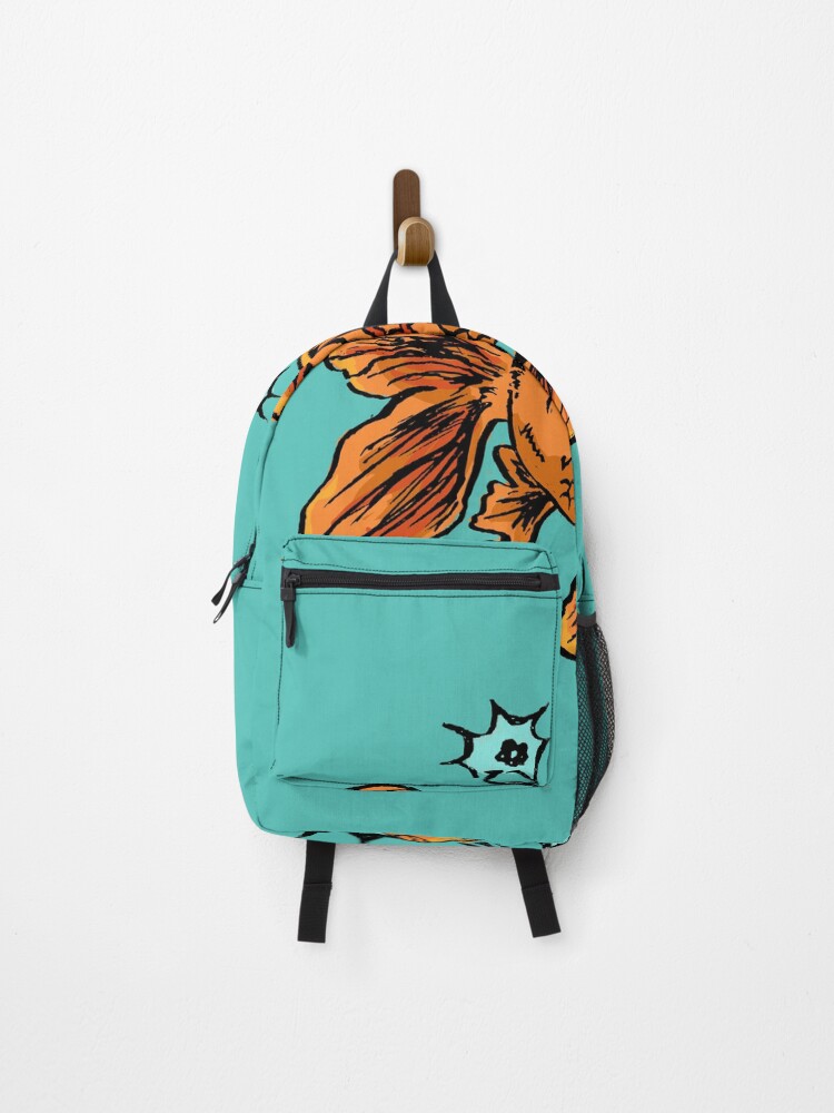 Thumbnail 1 of 3, Backpack, Color Ink Goldfish designed and sold by gossorio.
