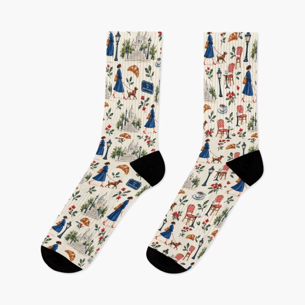 Item preview, Montmartre Street Scene, Impressionist Pattern designed and sold by CARRAANN.