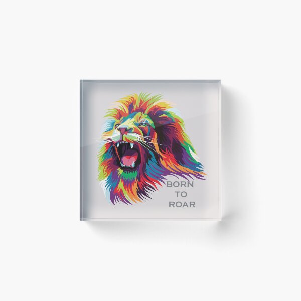 Item preview, Born to Roar - Majestic Lion Art  designed and sold by Dr.  Mustache.