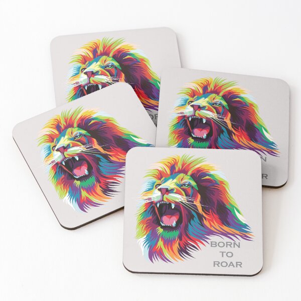Item preview, Born to Roar - Majestic Lion Art  designed and sold by Dr.  Mustache.