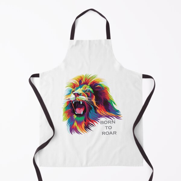 Item preview, Born to Roar - Majestic Lion Art designed and sold by Dr. Mustache.